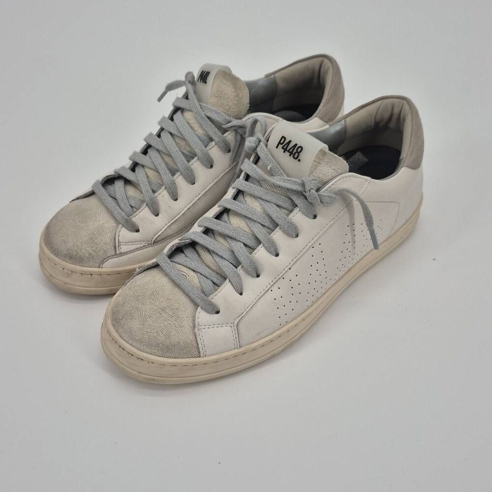 P448 Women's Leather Sneakers Size US 8.5/ EU 39